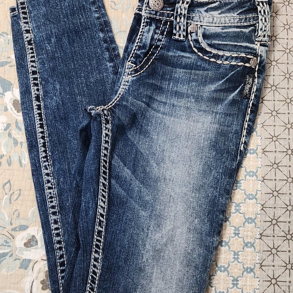 Silver jeans